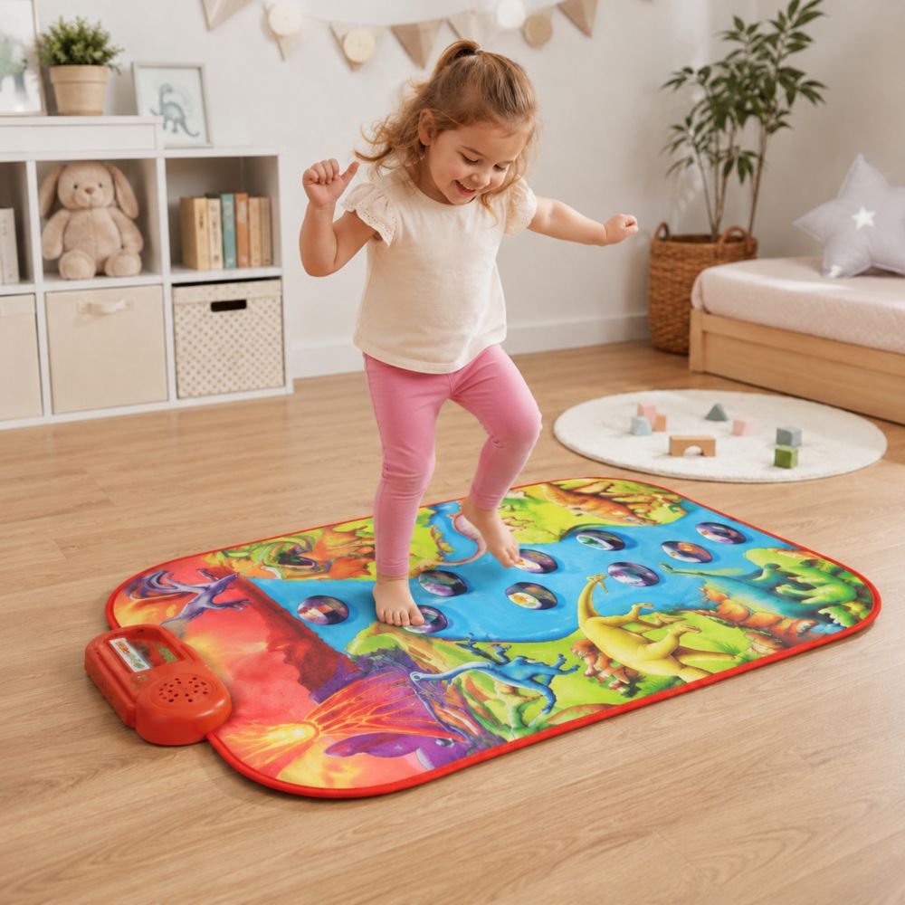 WOOPIE Large Musical Mat Piano XL Dinosaurs Interactive 