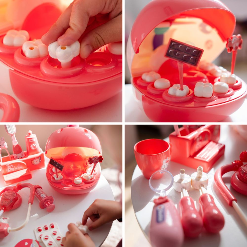 WOOPIE Little Dentist Set Unicorn Head Accessories 