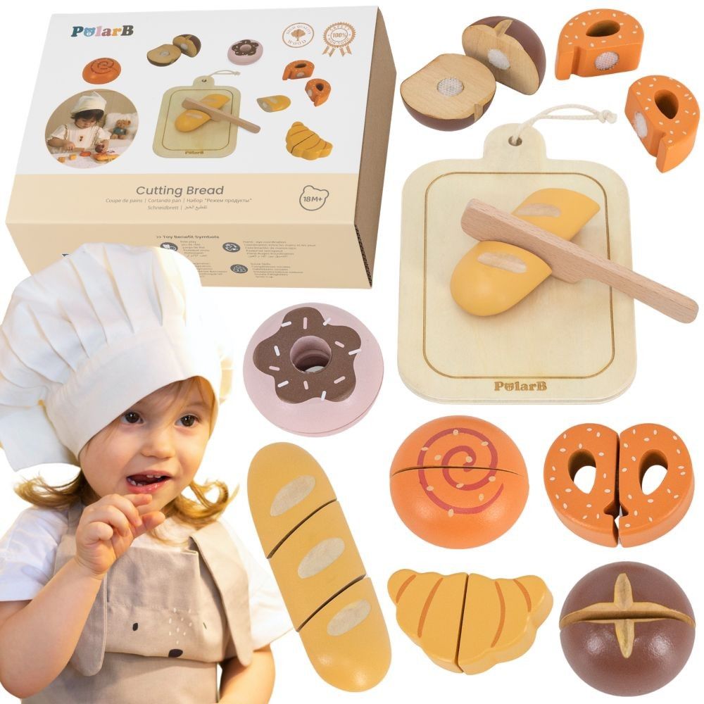 VIGA Wooden Breakfast Set – Little Baker 