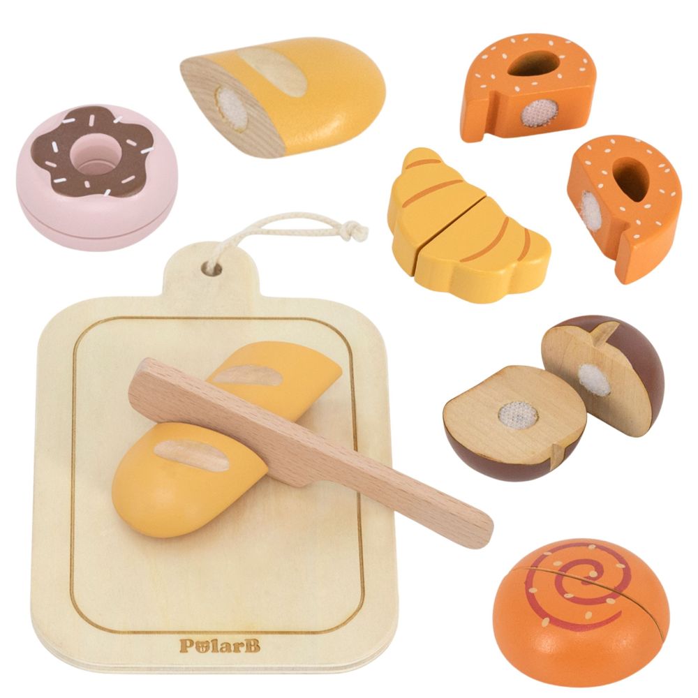 VIGA Wooden Breakfast Set – Little Baker 