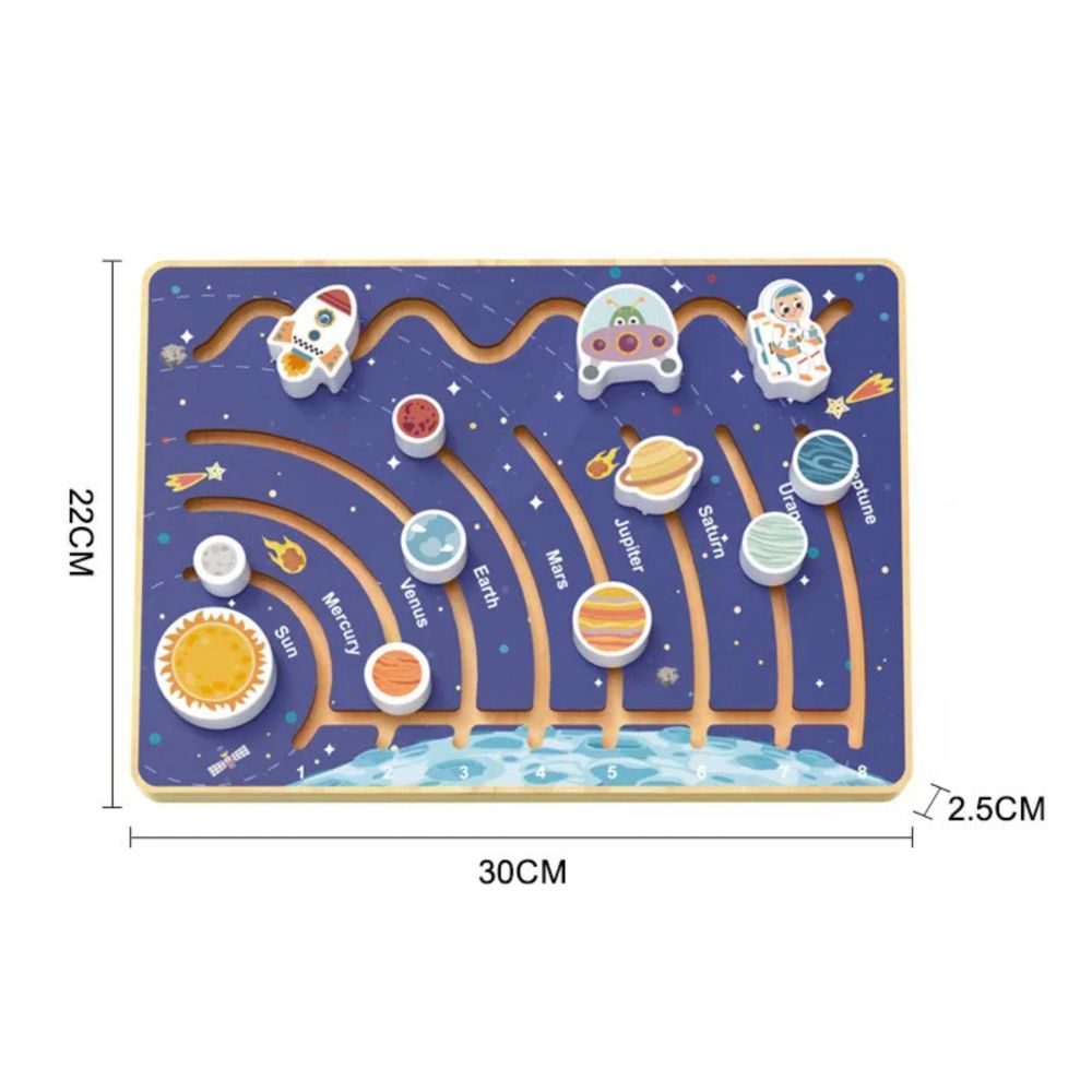 TOOKY TOY Solar System Educational Board 
