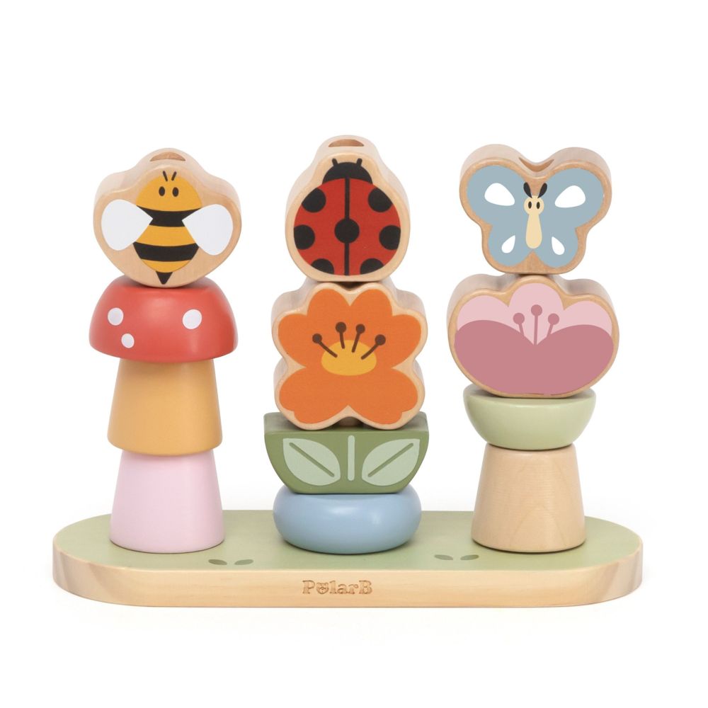 VIGA Wooden Sorter Puzzle Garden 12m+ 