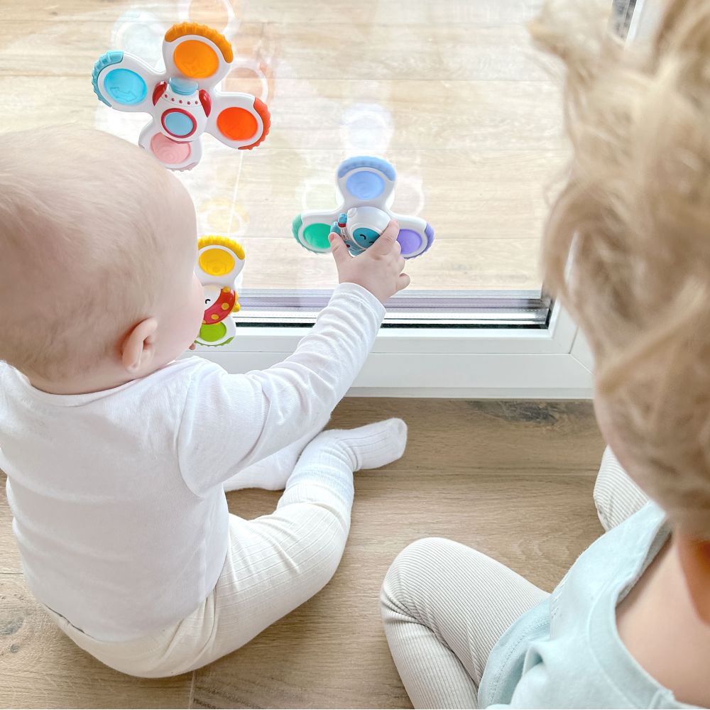 WOOPIE BABY Spinner Sensory Toy Rocket Alien Ufo 3 pcs. 