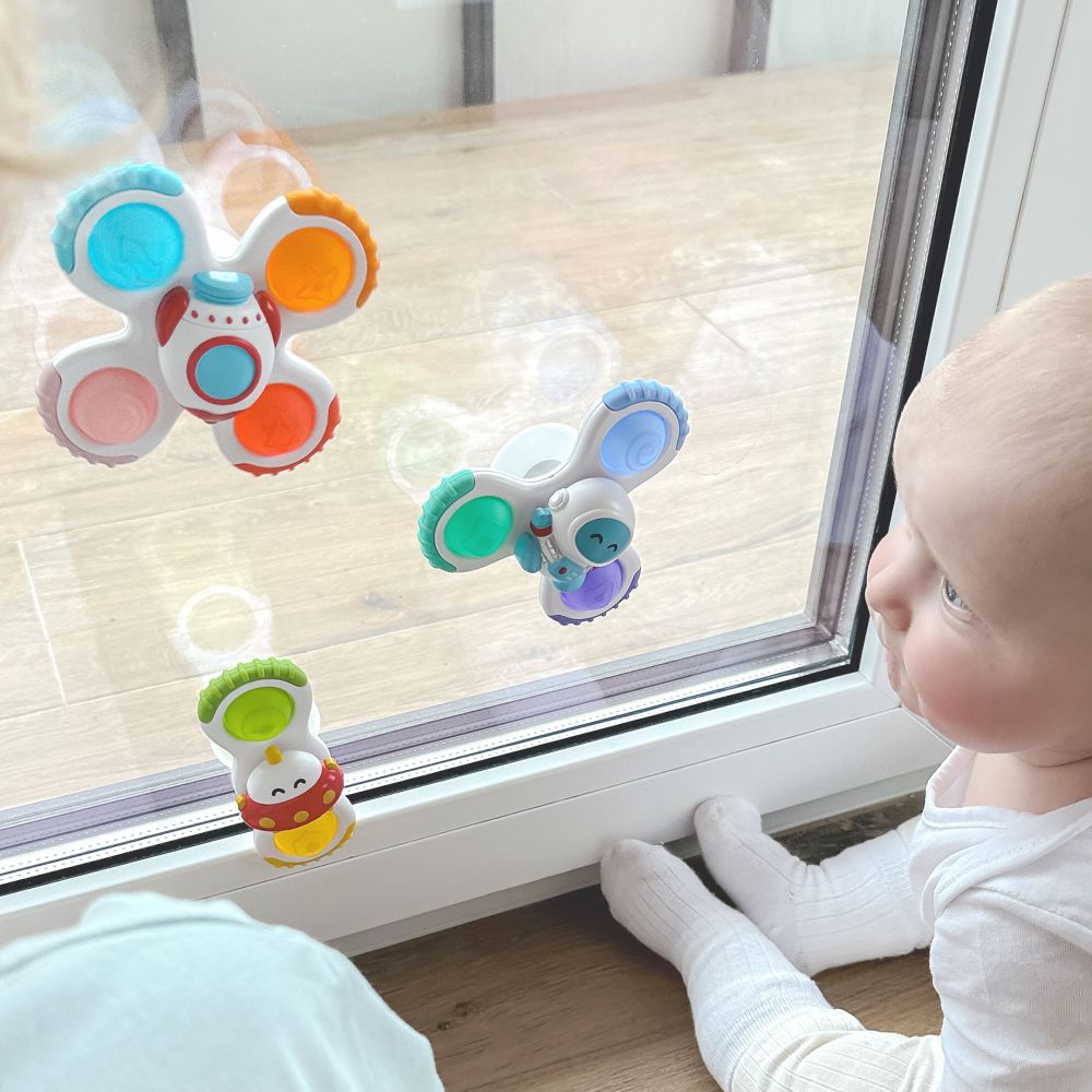 Sensorinis žaislas Spinner Raketa WOOPIE BABY ateivis, NSO 3 vnt