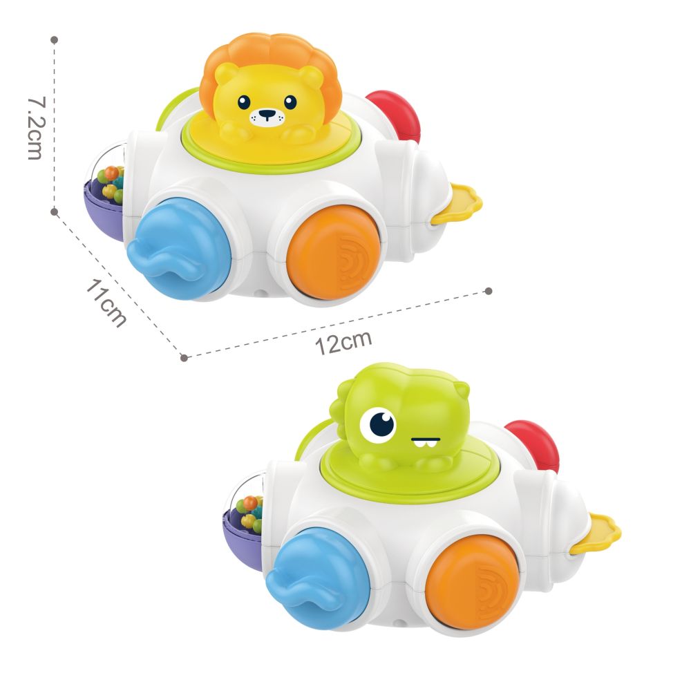 Ugdomasis sensorinis žaislas WOOPIE BABY kosminė raketa nuo 18 mėn.