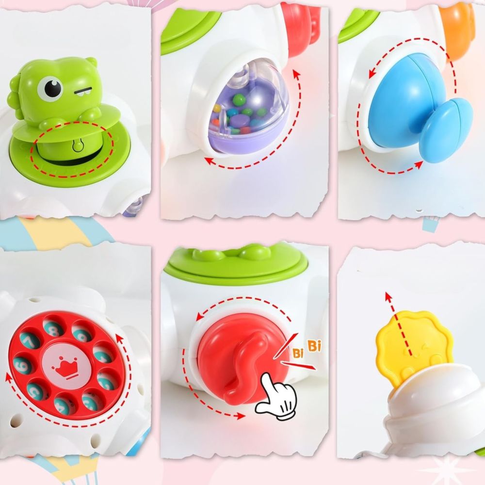 Ugdomasis sensorinis žaislas WOOPIE BABY kosminė raketa nuo 18 mėn.