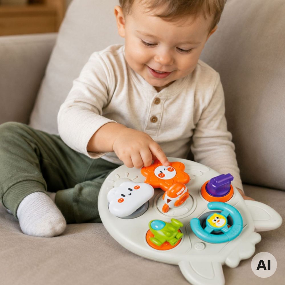 Mokomoji raketos žaidimų lenta WOOPIE BABY 7-in-1