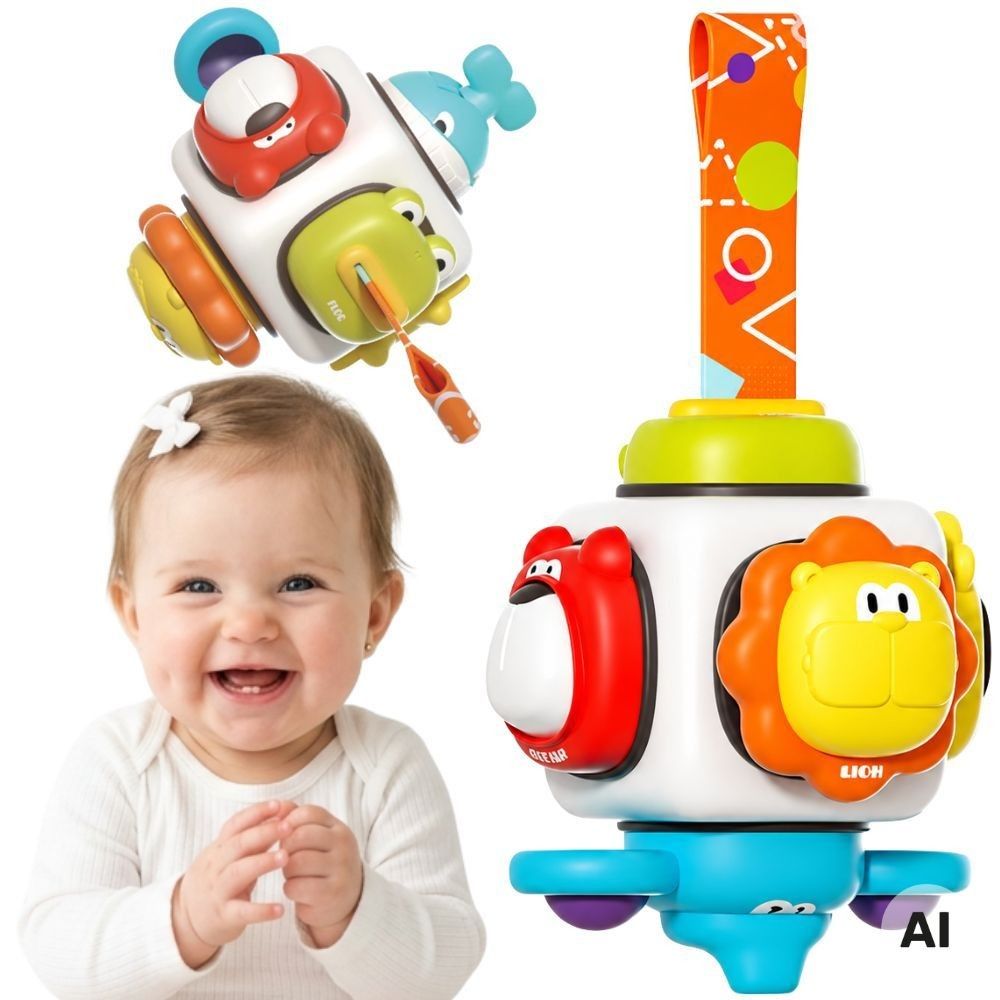 WOOPIE BABY 6-in-1 Sensory Cube - Animals 