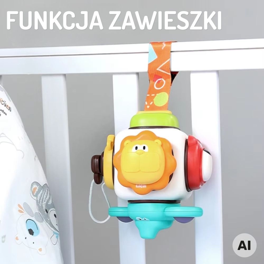 WOOPIE BABY 6-in-1 Sensory Cube - Animals 