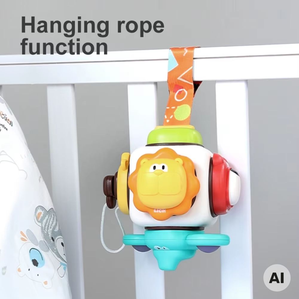 WOOPIE BABY 6-in-1 Sensory Cube - Animals 