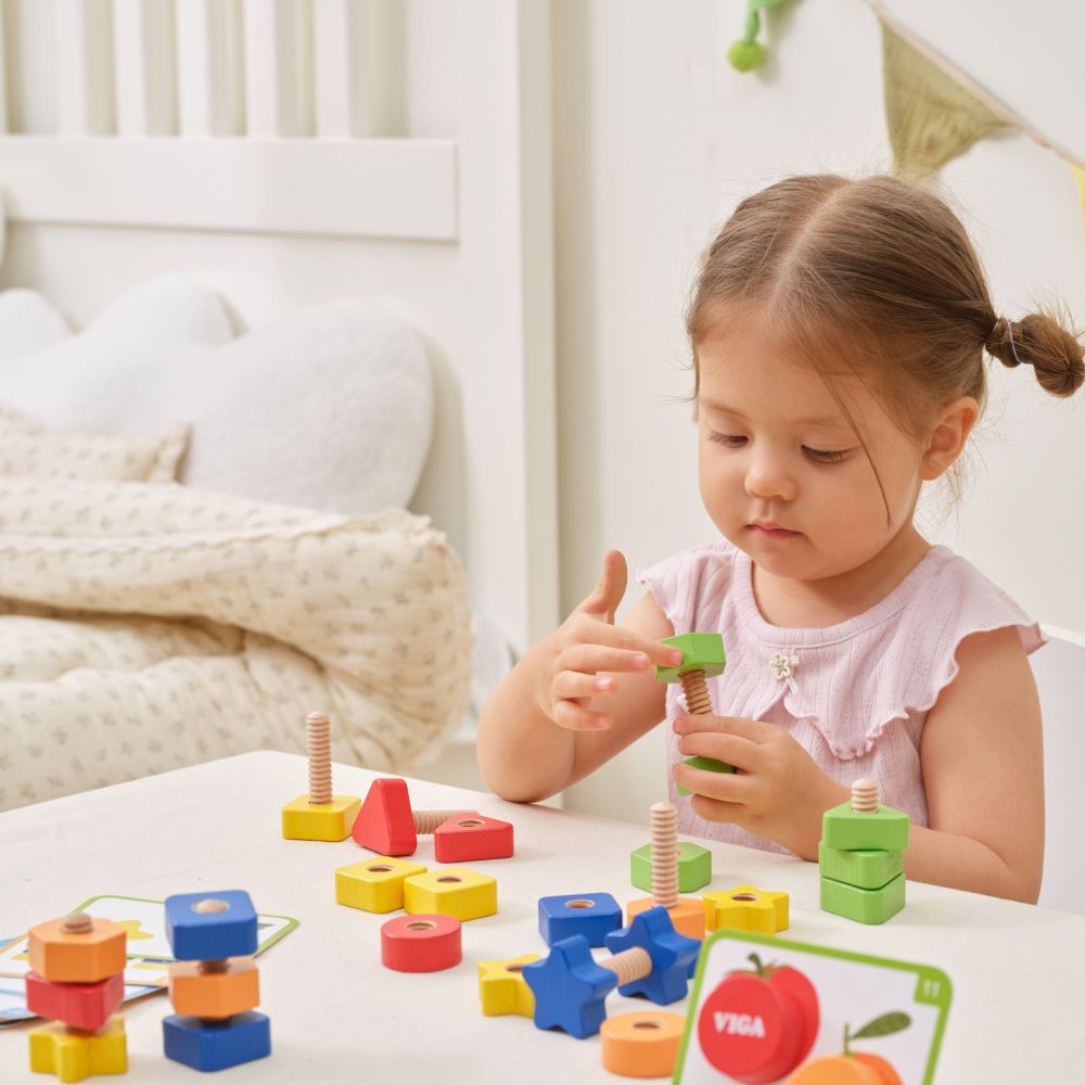 VIGA Educational Set Nuts and Bolts 30 pcs. 