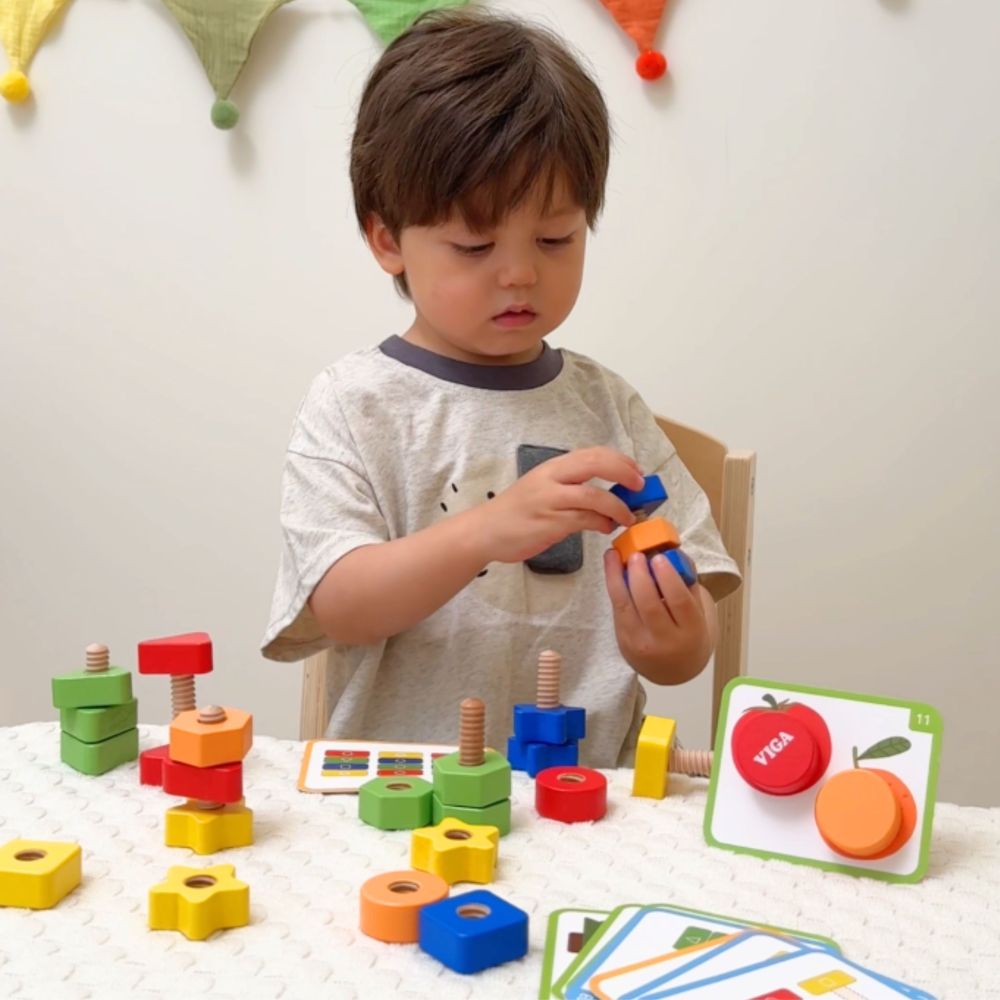 VIGA Educational Set Nuts and Bolts 30 pcs. 
