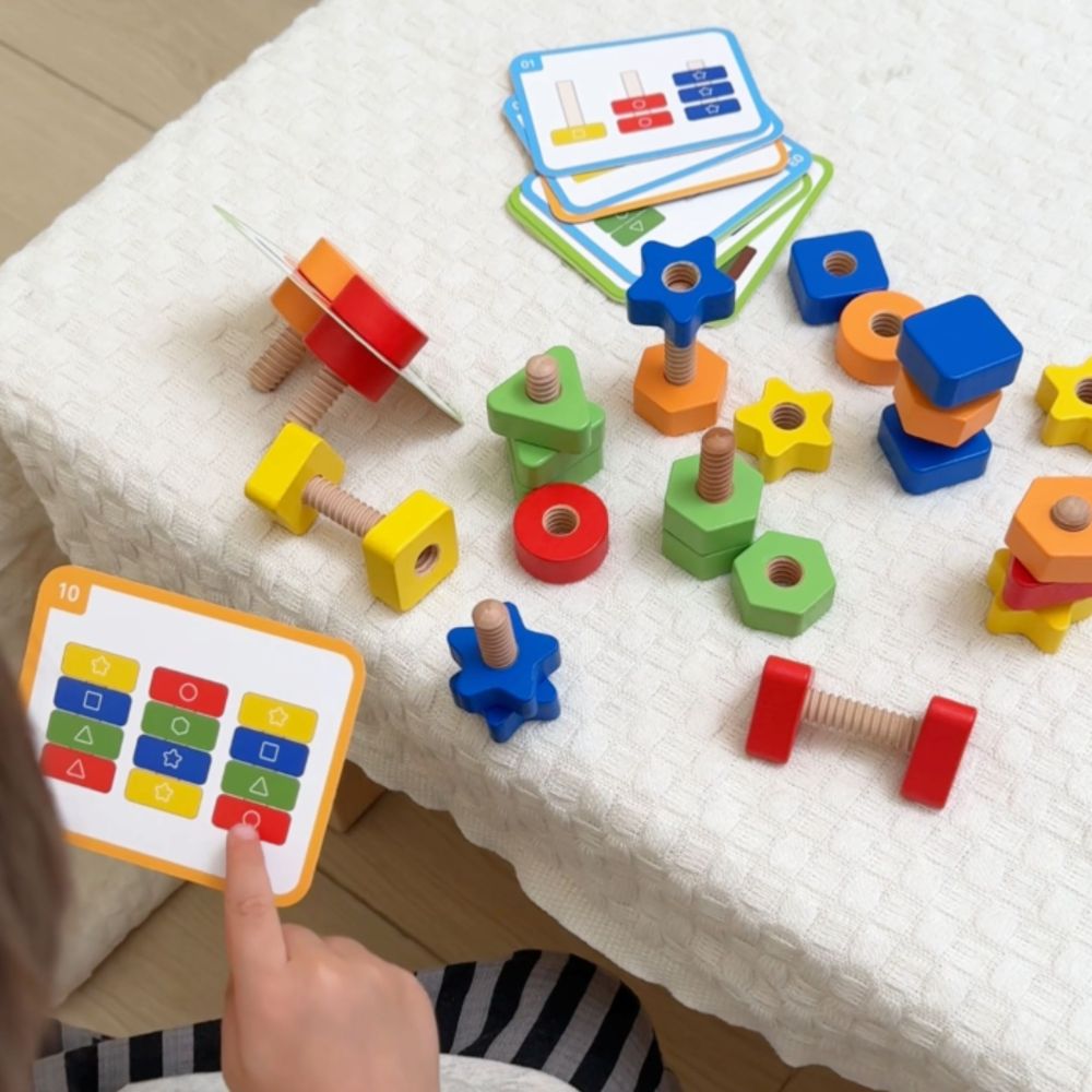 VIGA Educational Set Nuts and Bolts 30 pcs. 