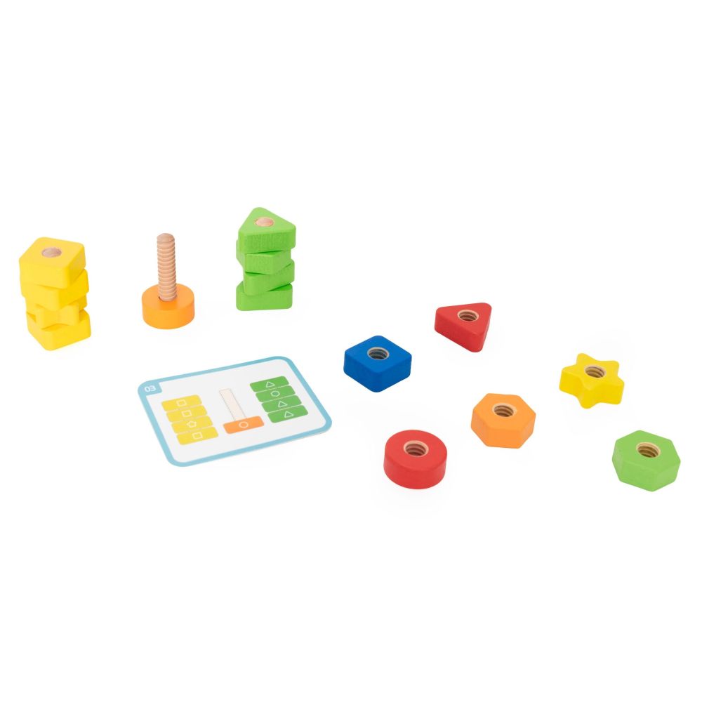 VIGA Educational Set Nuts and Bolts 30 pcs. 
