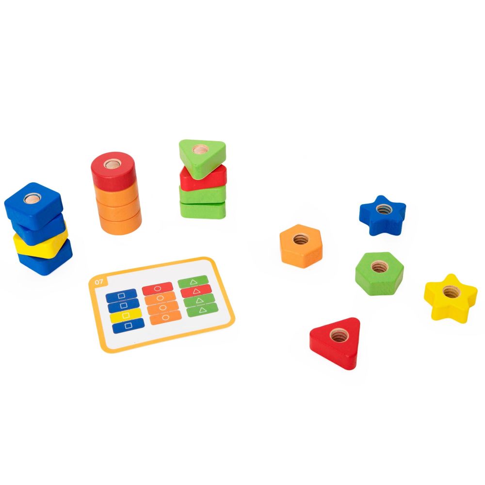 VIGA Educational Set Nuts and Bolts 30 pcs. 