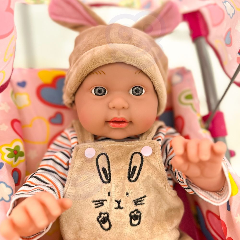 Lėlė WOOPIE ROYAL Baby Doll su zuikio kostiumu, 46 cm