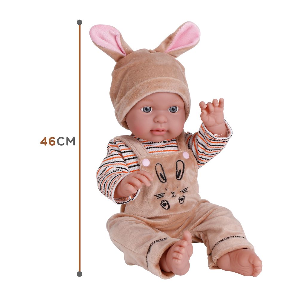 Lėlė WOOPIE ROYAL Baby Doll su zuikio kostiumu, 46 cm