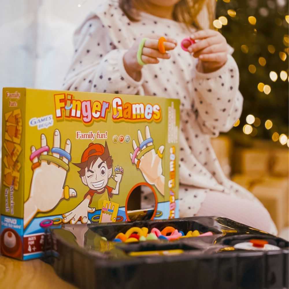 Įgūdžių žaidimas WOOPIE FINGER GAMES – spalvoti trintukai, skirtas vaikams nuo 4 metų