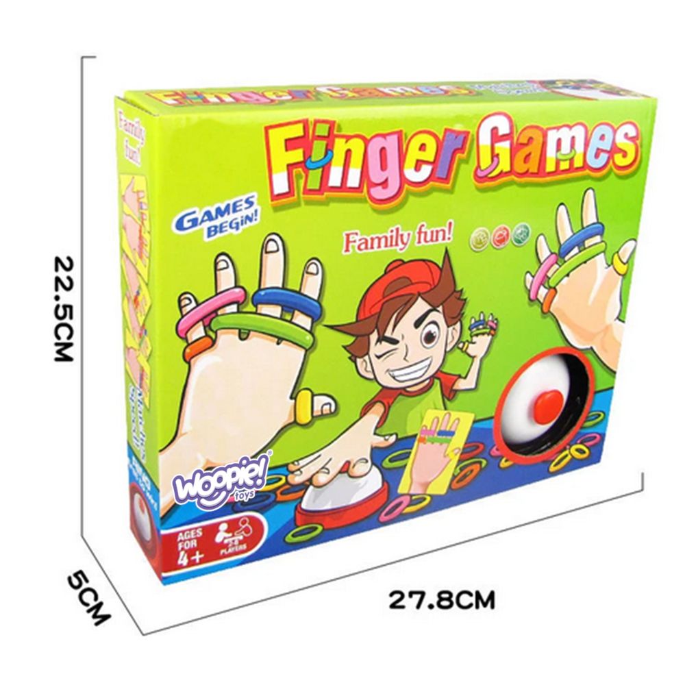 WOOPIE Skill Game FINGER GAMES Colorful Erasers 4+ 