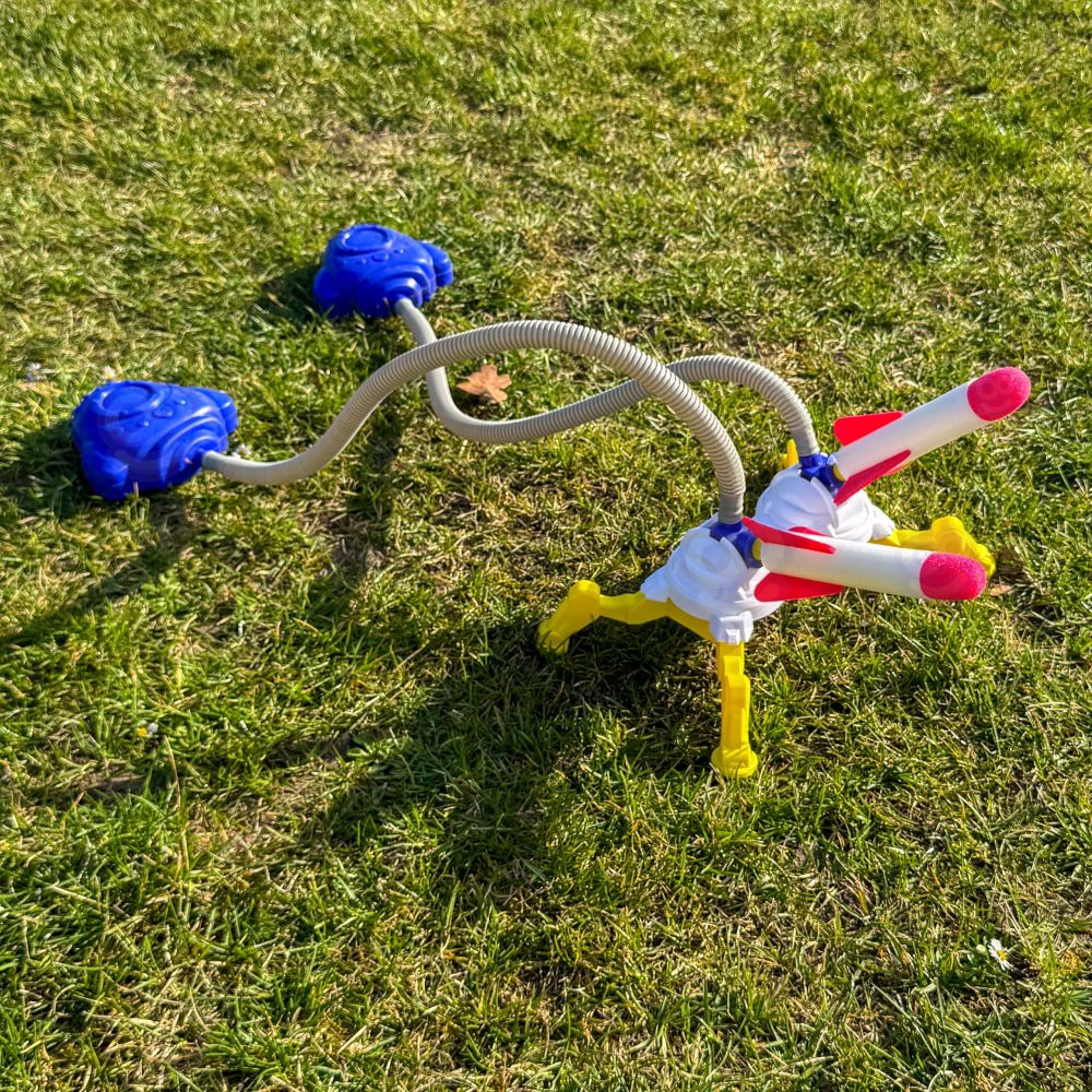 Dvigubos putos raketos paleidimo įrenginys WOOPIE, 6 el.