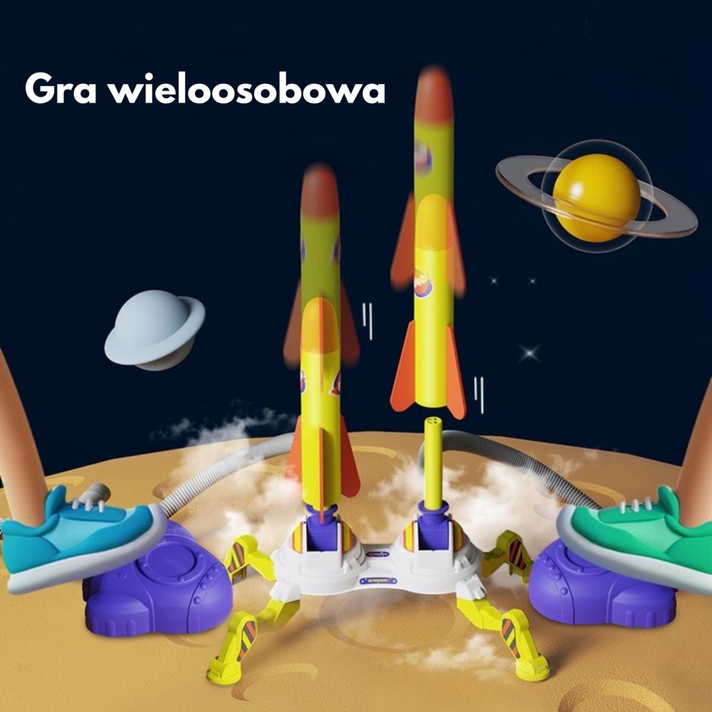 Dvigubos putos raketos paleidimo įrenginys WOOPIE, 6 el.