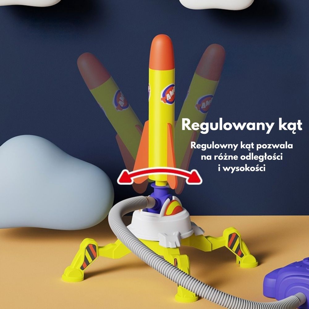 Dvigubos putos raketos paleidimo įrenginys WOOPIE, 6 el.