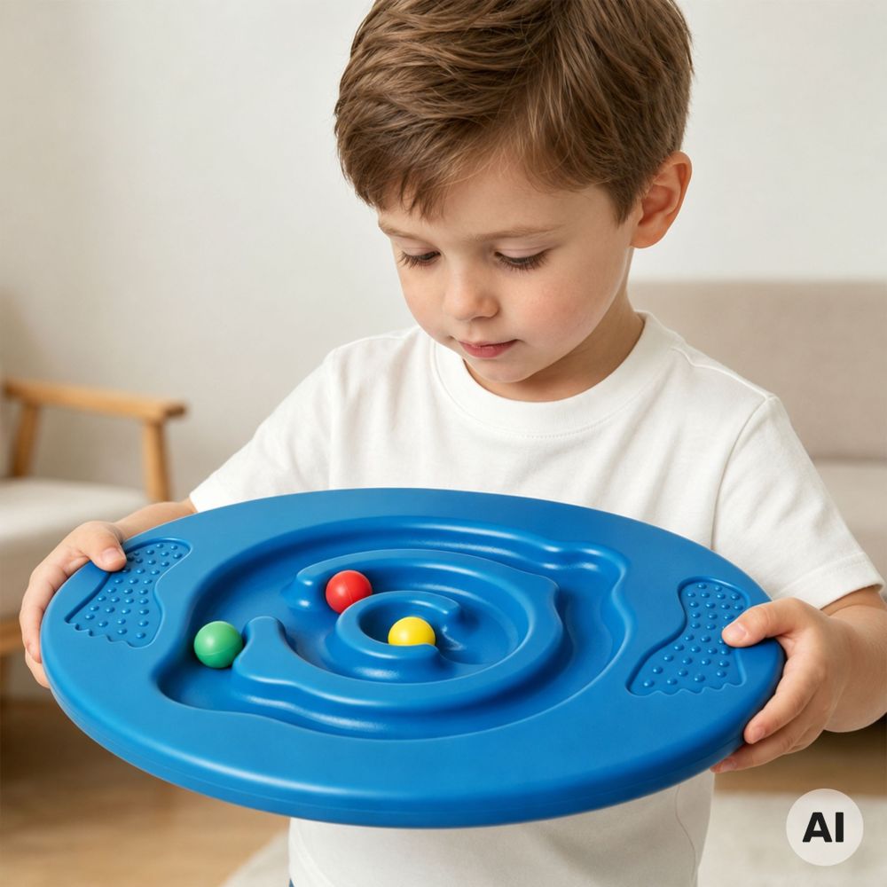 WOOPIE Balance Board with Maze, Sensory Rocker, Sports for Children 