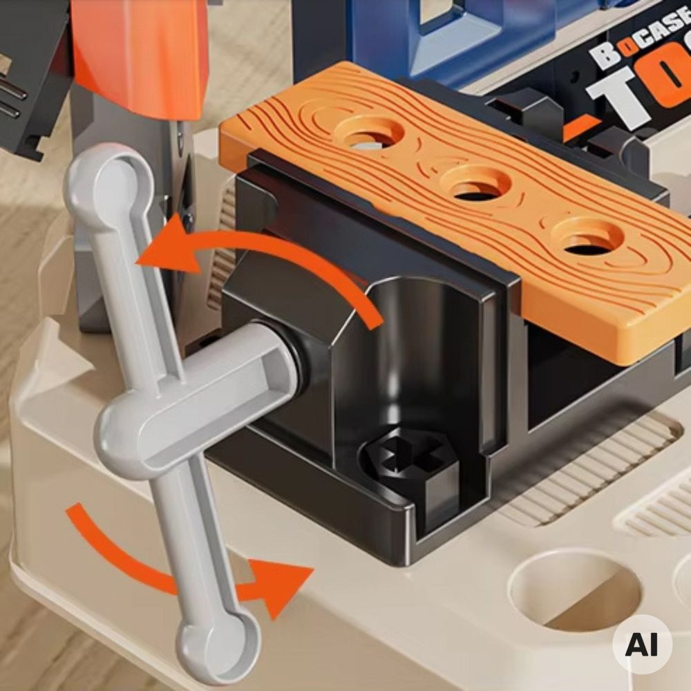 WOOPIE Tool Table for Little Handyman 90 pcs. 