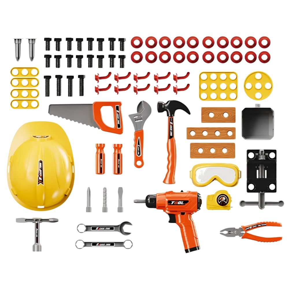 WOOPIE Tool Table for Little Handyman 90 pcs. 
