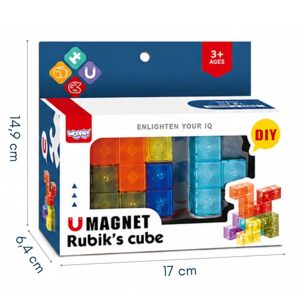 Woopie Magnetic Tetris 3D Construction Puzzle 