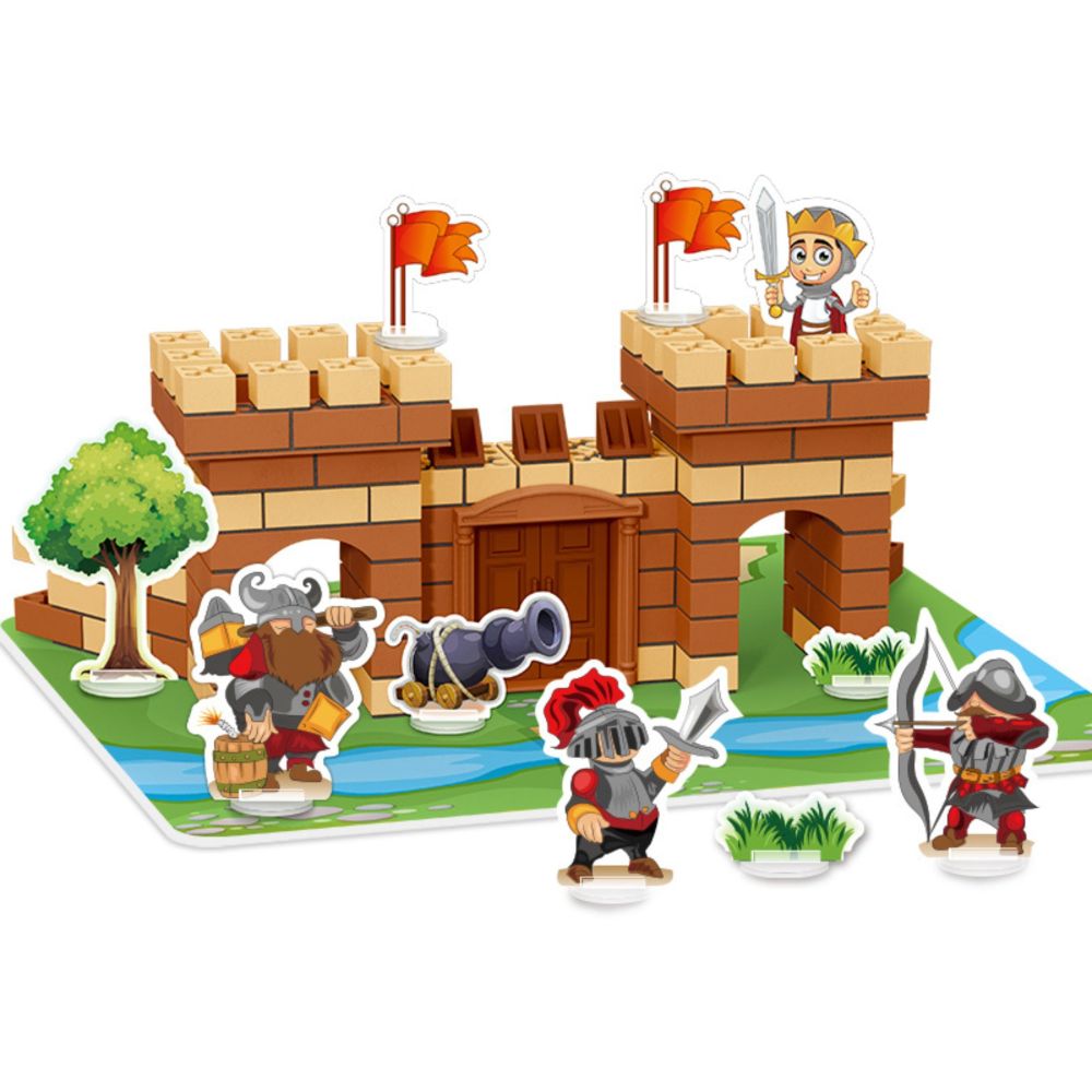 WOOPIE DIY Brick Castle Construction Kit 273 pcs. Building Bricks 