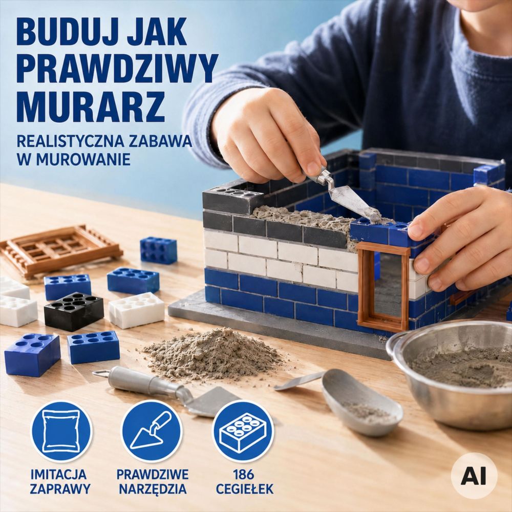 WOOPIE DIY Police Station Brick Building Kit 186 pcs. 