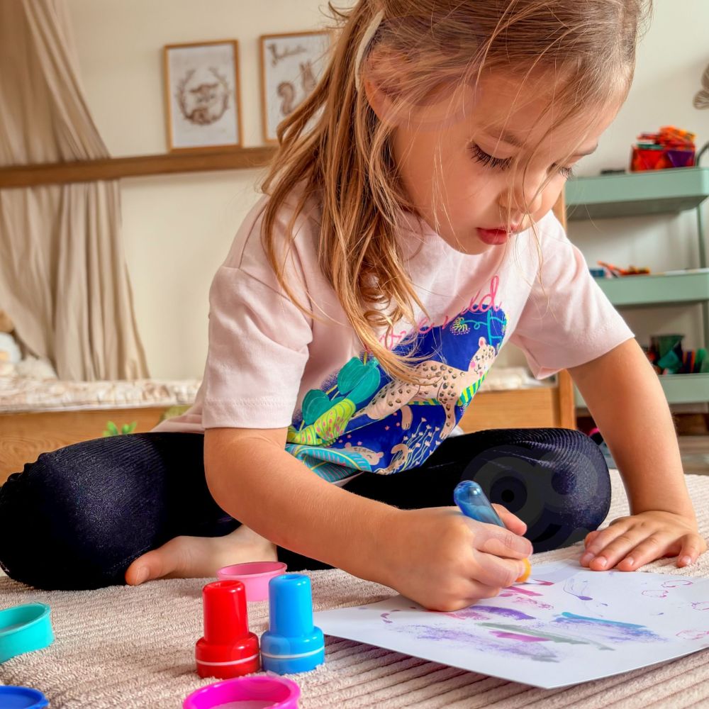 WOOPIE Magic Brush Creative Set for Drawing Stamps Kids 3+ 