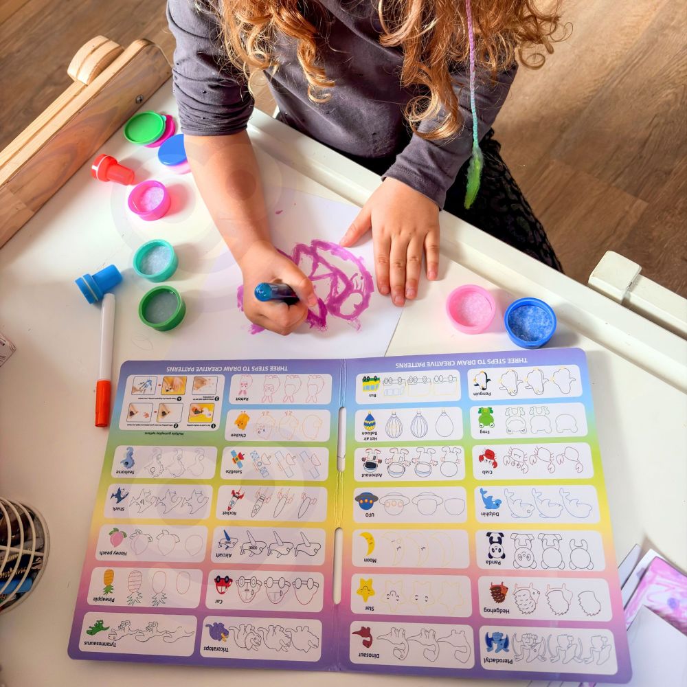 WOOPIE Magic Brush Creative Set for Drawing Stamps Kids 3+ 