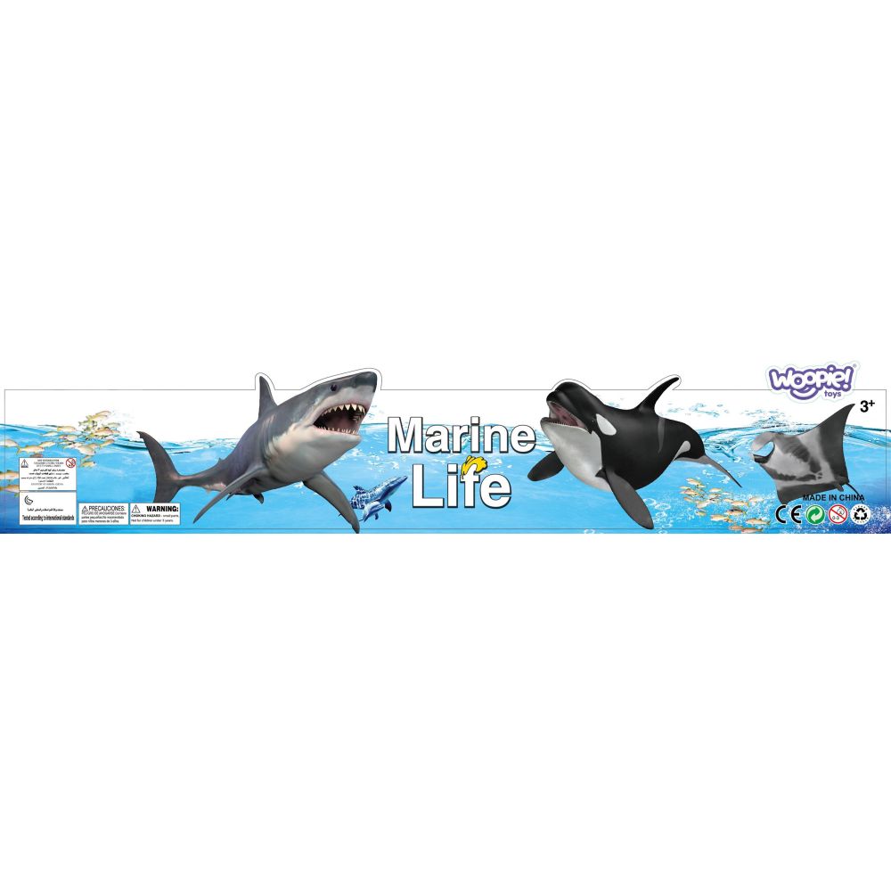 WOOPIE Set of Sea Animals Figures 33 pcs. 