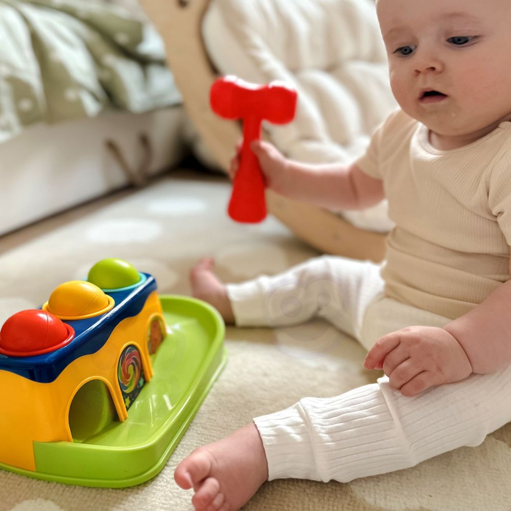 WOOPIE BABY Colorful Montessori Hammer Punch 