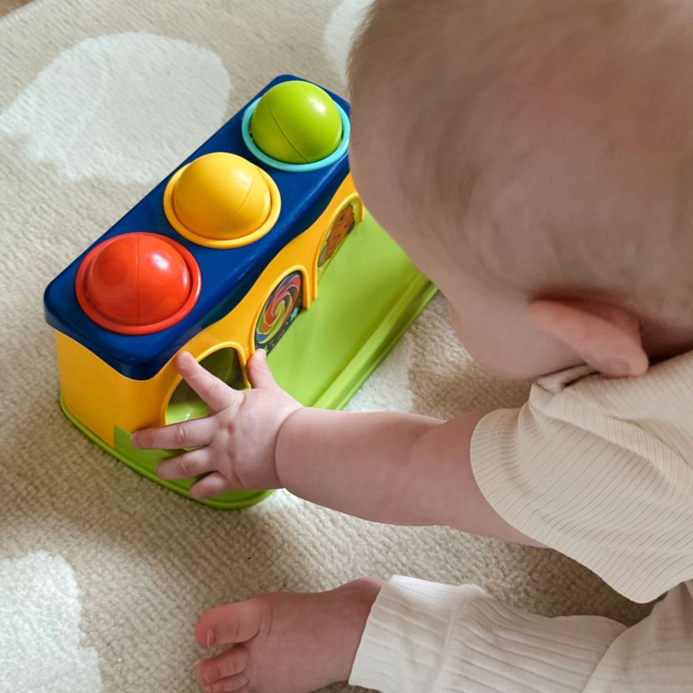 Spalvingas Montessori plaktukas WOOPIE BABY