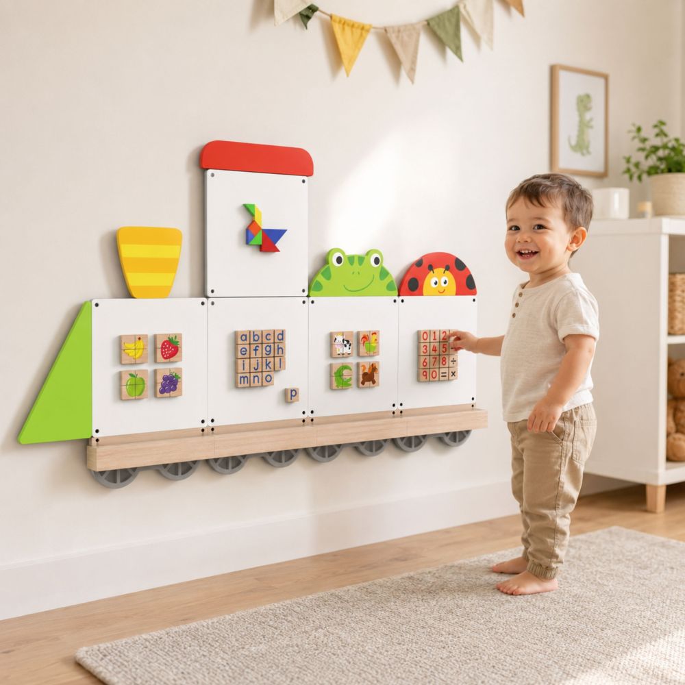 VIGA Educational Board System Animal Train FSC Certificate 