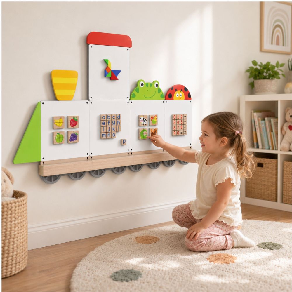VIGA Educational Board System Animal Train FSC Certificate 