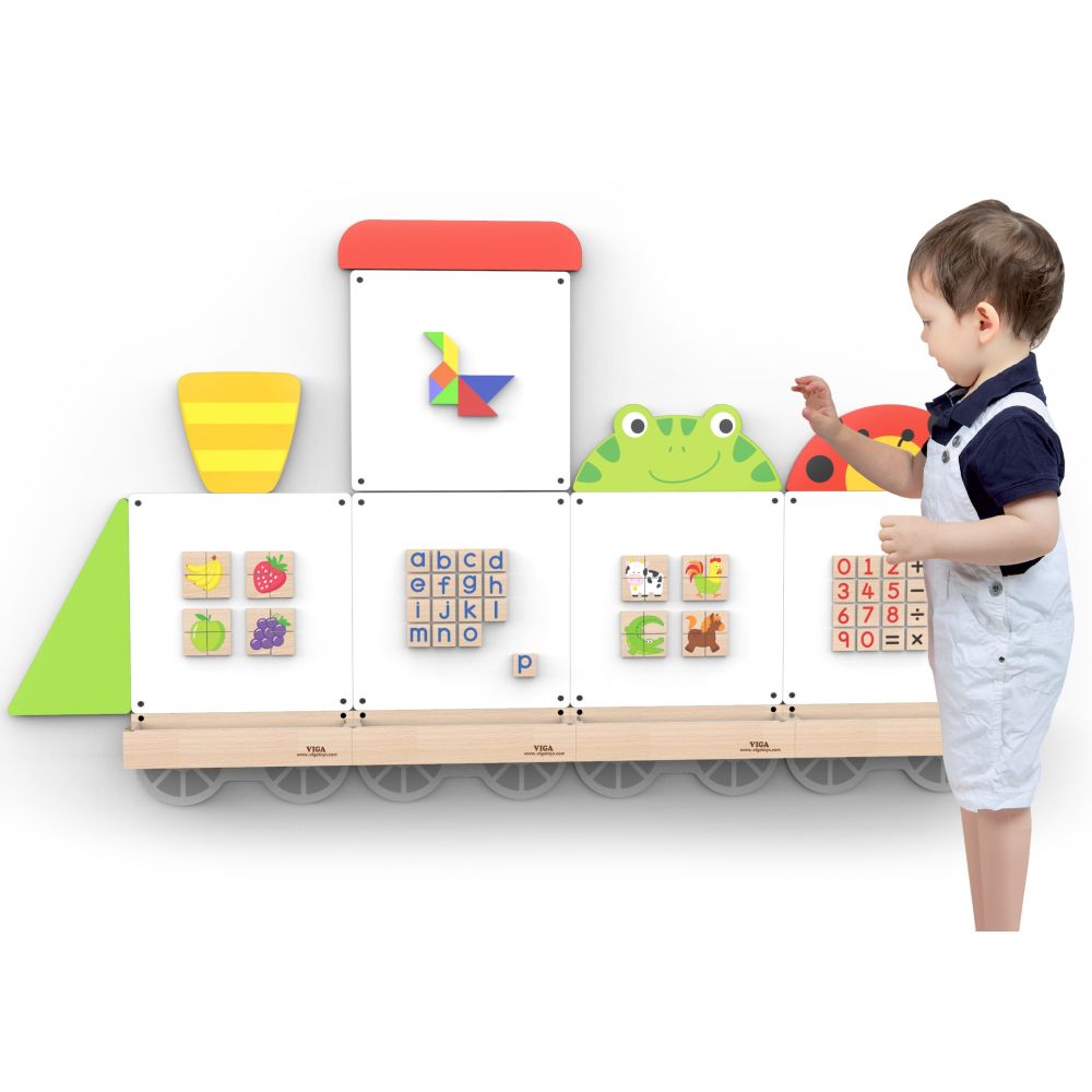 VIGA Educational Board System Animal Train FSC Certificate 
