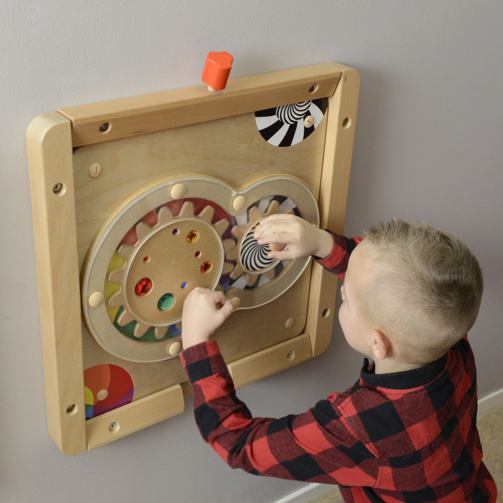 Edukacinė lenta MASTERKIDZ, skirta rankų koordinacijai lavinti pagal Montessori metodiką
