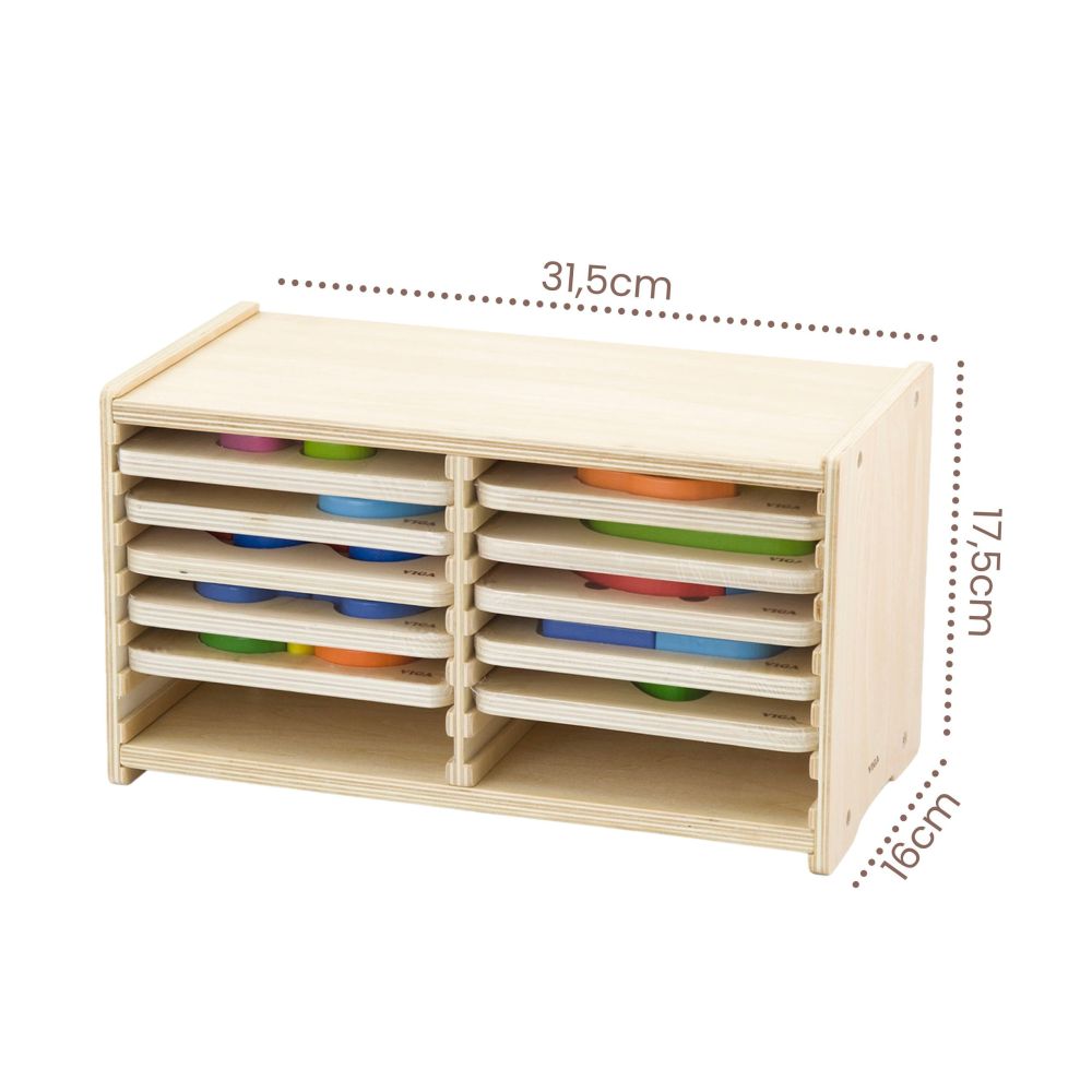 VIGA Wooden Puzzle 12 Boards 