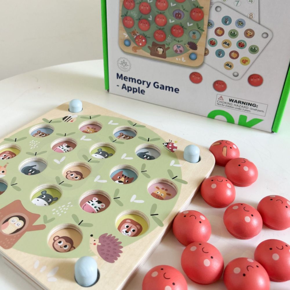 TOOKY TOY Memory Apple Memory Game 