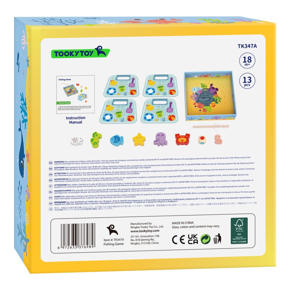 TOOKY TOY Fishing Game Arcade Game 
