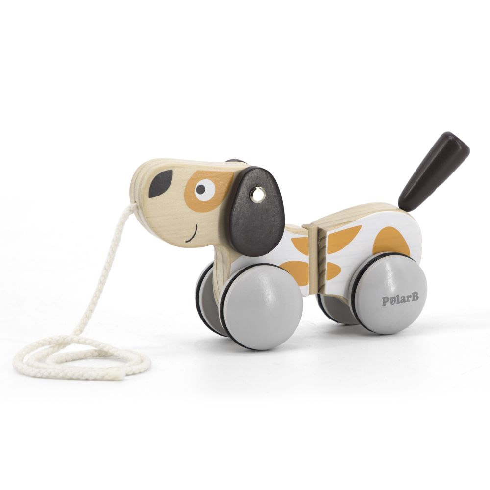VIGA PolarB Wooden Pulling Dog 