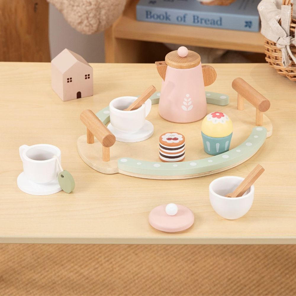 WOOPIE GREEN Wooden Tea and Coffee Set 12 pcs FSC 