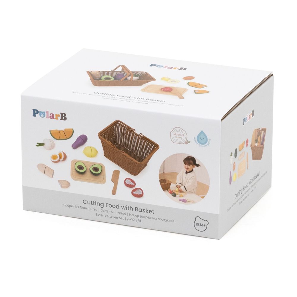 VIGA PolarB Wooden Food Chopping Fruit Vegetable Kitchen Basket 