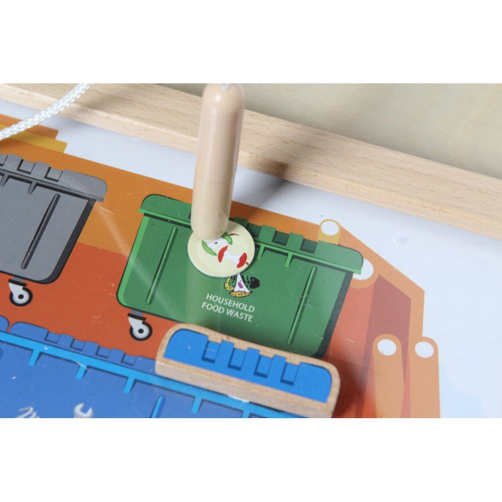 Atliekų rūšiavimo mokomoji lenta MASTERKIDZ Montessori