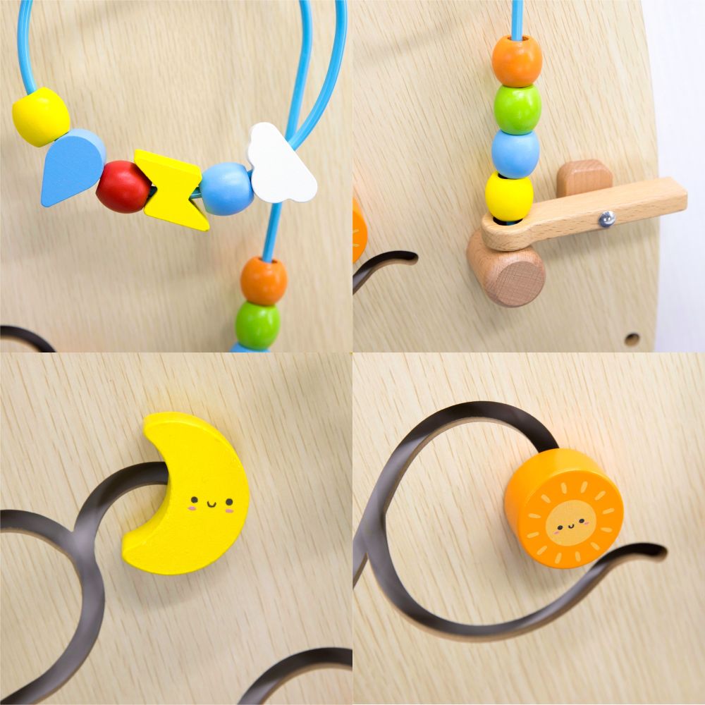 VIGA Montessori Arch Wall Manipulative Board 