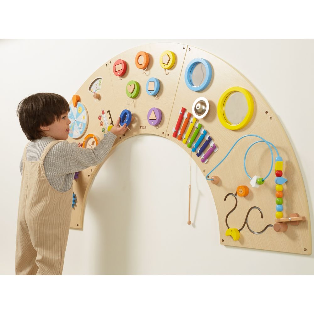 VIGA Montessori Arch Wall Manipulative Board 